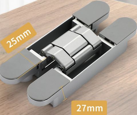 Ζυγός κράμα βαρύ φορτίο αόρατες χάντρες 120kg χωρητικότητα φορτίου για πόρτες 18-22mm